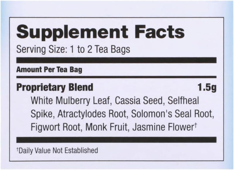 Bravo Tea Sugar Level Herbal Tea - 20 Bags